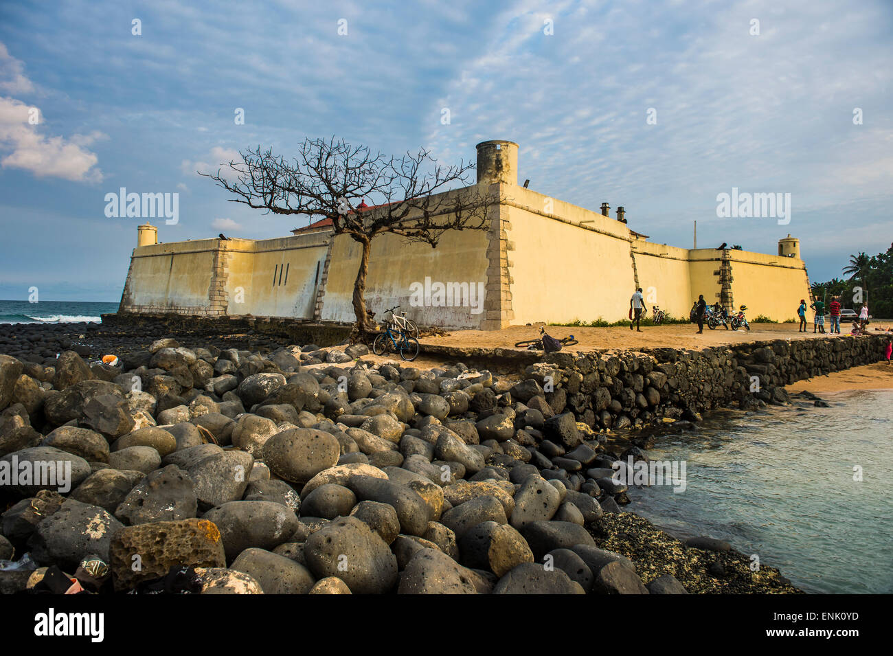 San Sebastian Fort, City of Sao Tome, Sao Tome and Principe, Atlantic Ocean, Africa Stock Photo