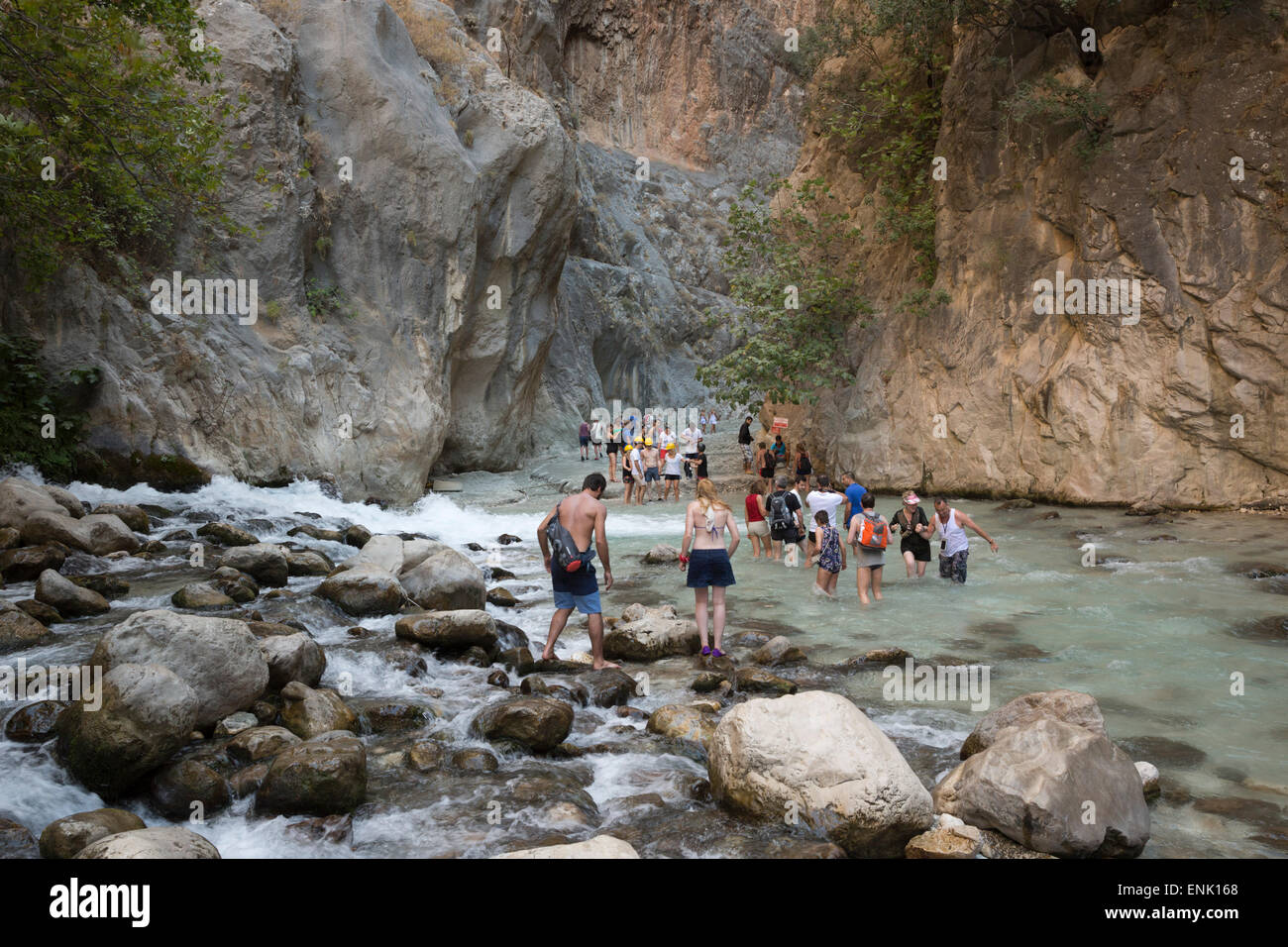 Saklikent Gorge, near Fethiye, Mugla Province, Lycia, Mediterranean Coast, Southwest Turkey, Anatolia, Turkey, Asia Minor Stock Photo