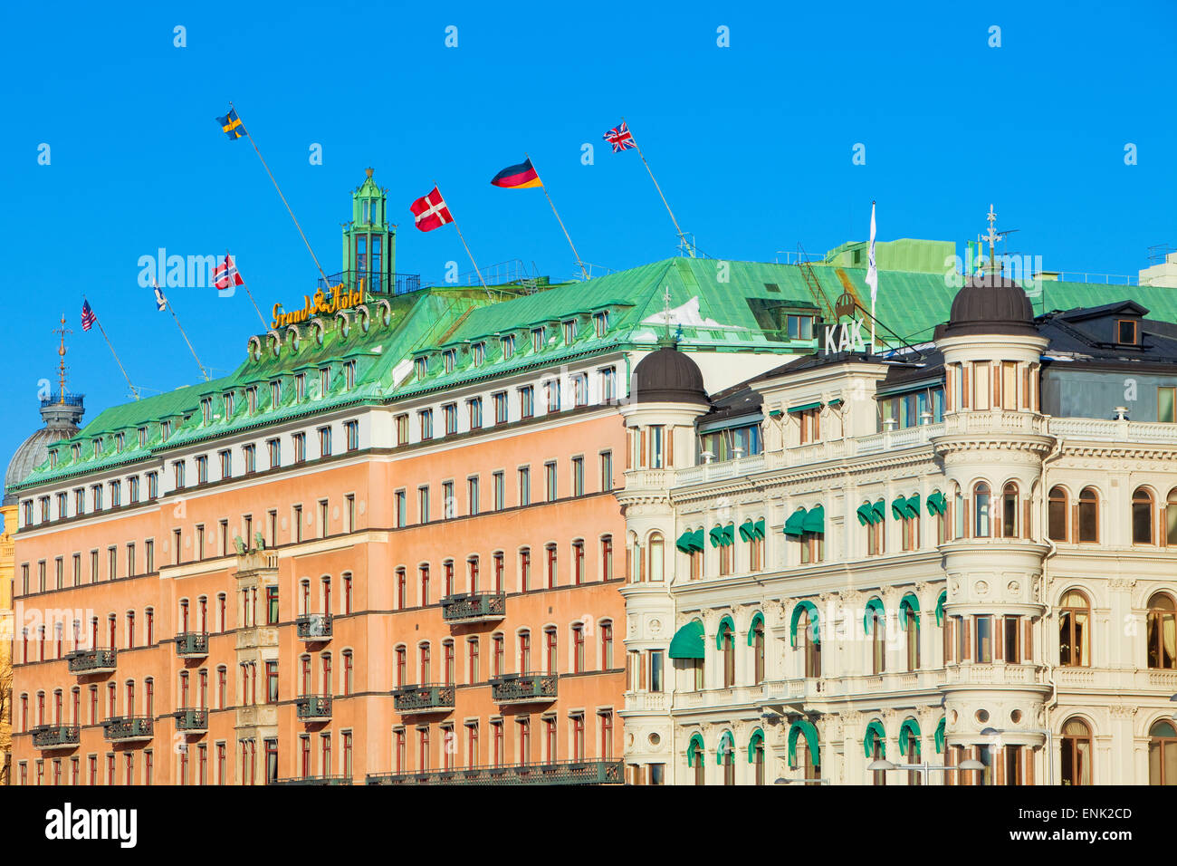 Sweden, Stockholm - Grand Hotel Stock Photo