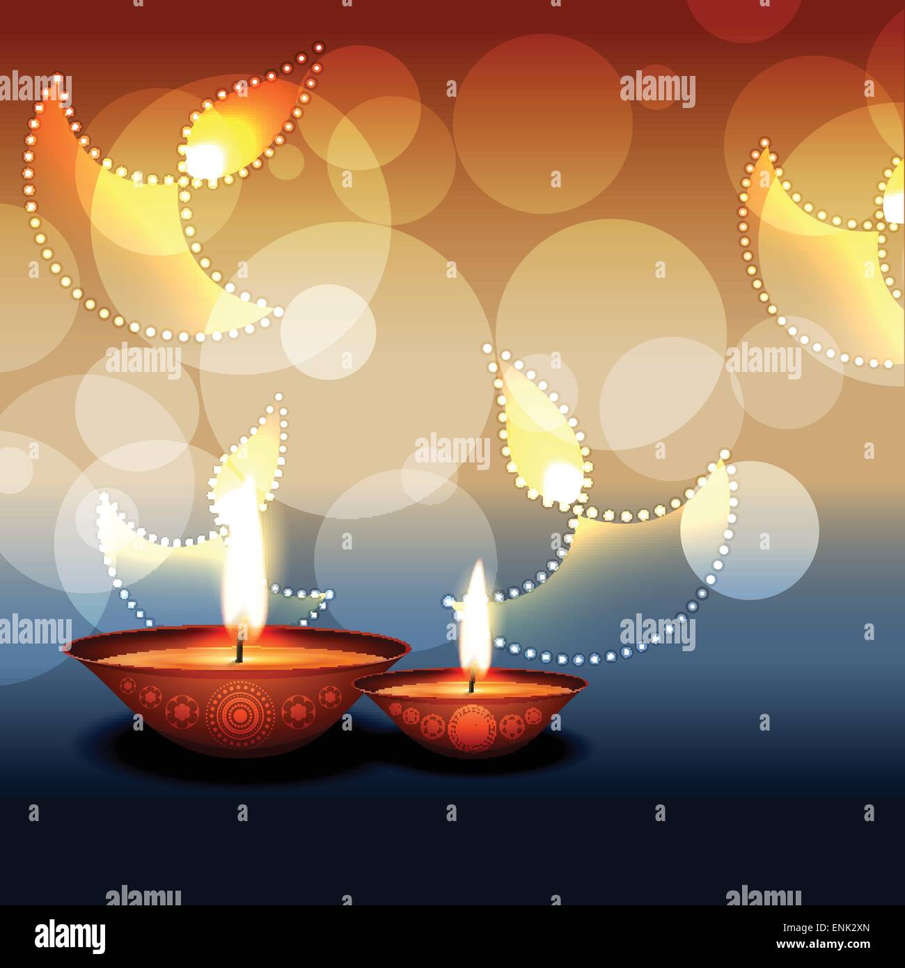 stylish vector diwali background design Stock Vector Image & Art - Alamy