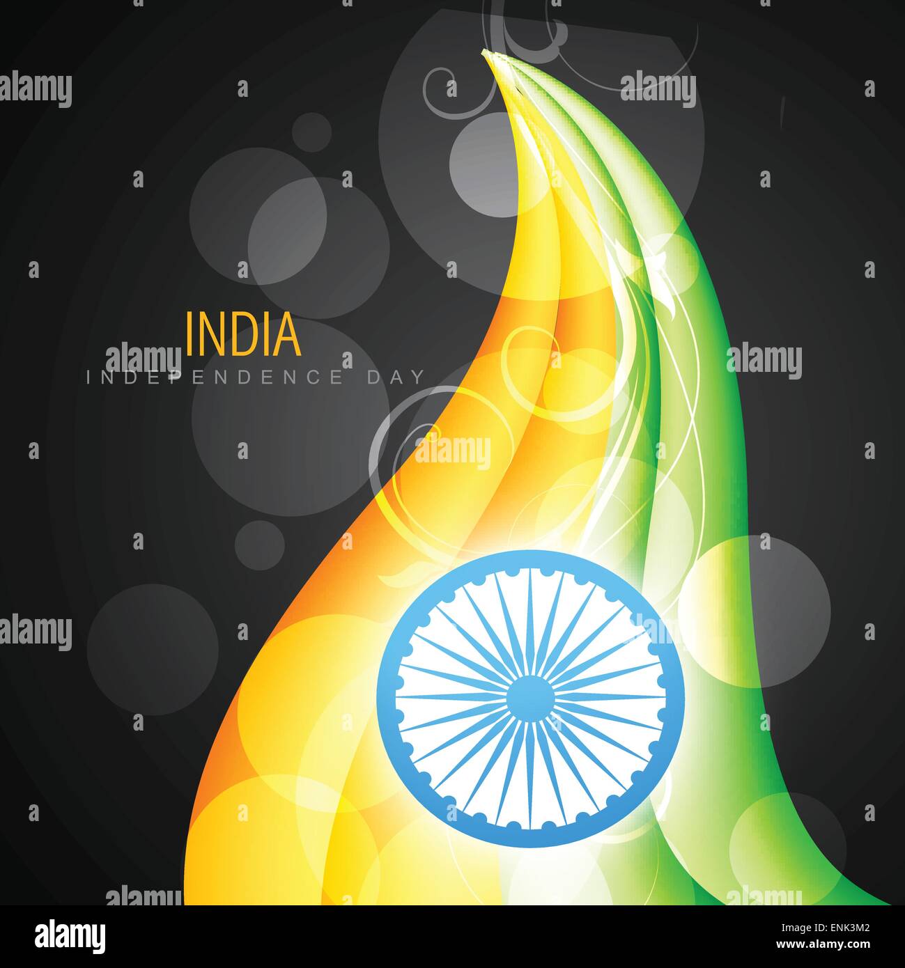vector creative indian flag design art Stock Vector Image & Art Alamy