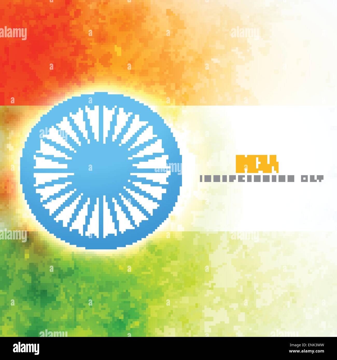 vector indian flag in grunge style background Stock Vector Image & Art ...