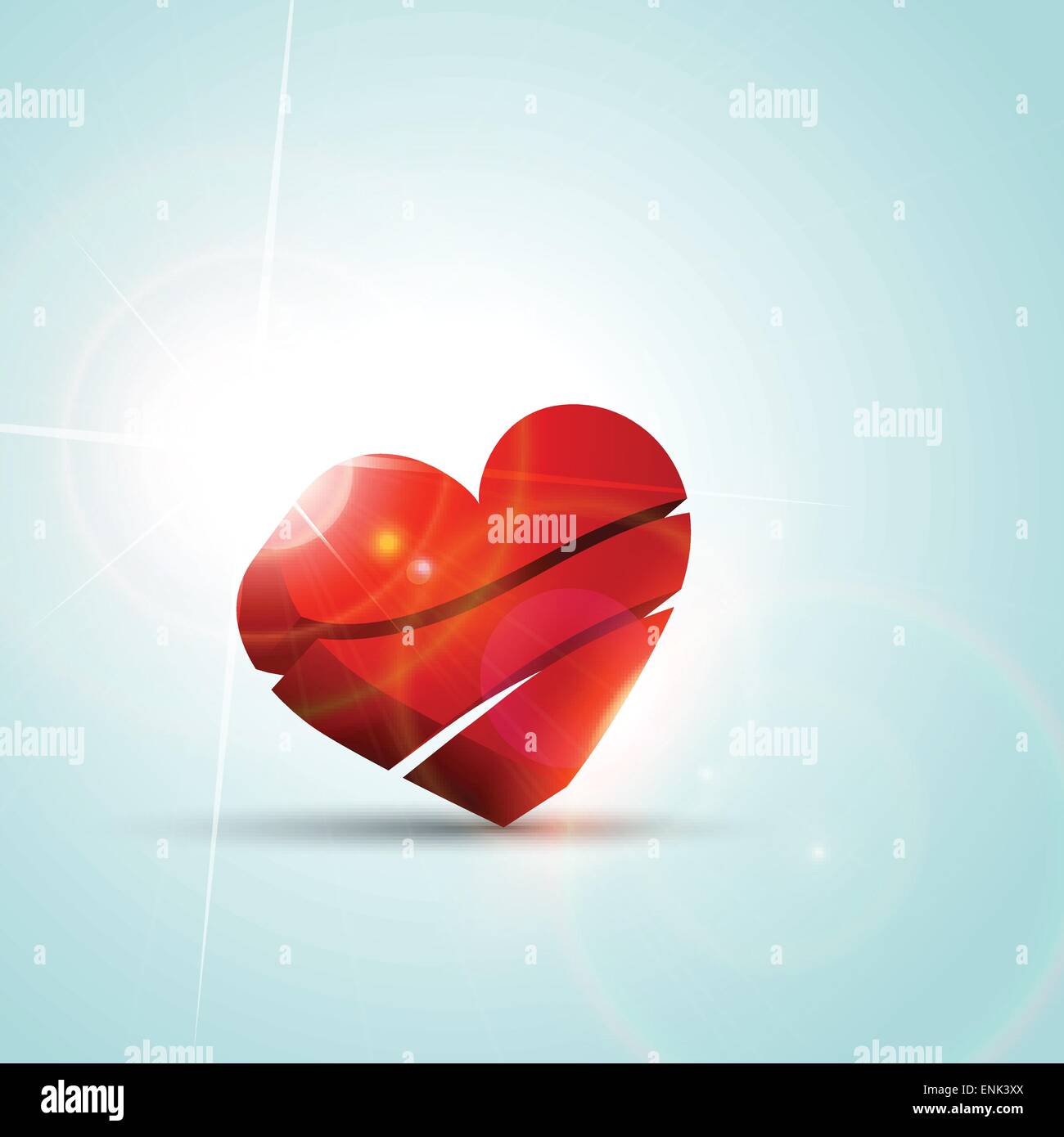 valentine day heart vector background Stock Vector Image & Art - Alamy