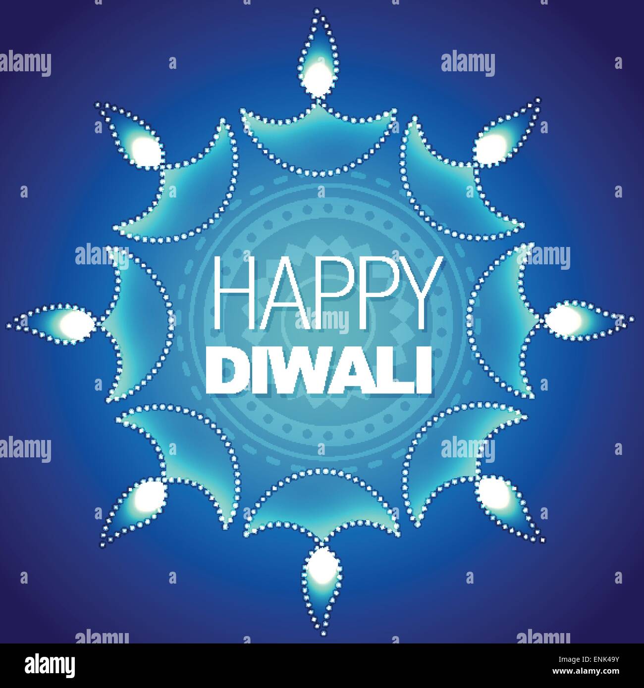 Stylish Happy Diwali Vector Background Stock Vector Image Art Alamy