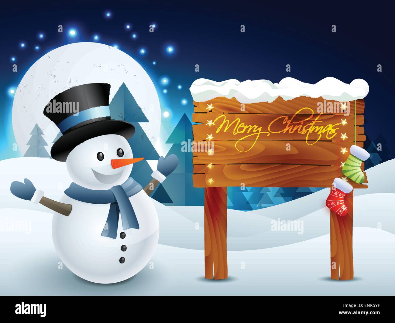 vector snowman illustrator design art Stock Vector Image & Art - Alamy