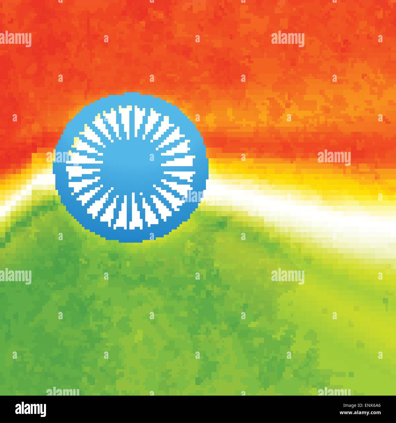 vector grunge style indian flag design Stock Vector Image & Art - Alamy