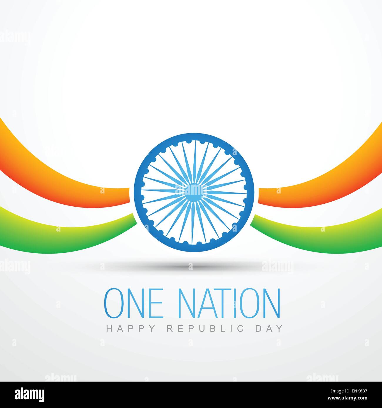 beautiful vector indian flag design in wave style Stock Vector ...