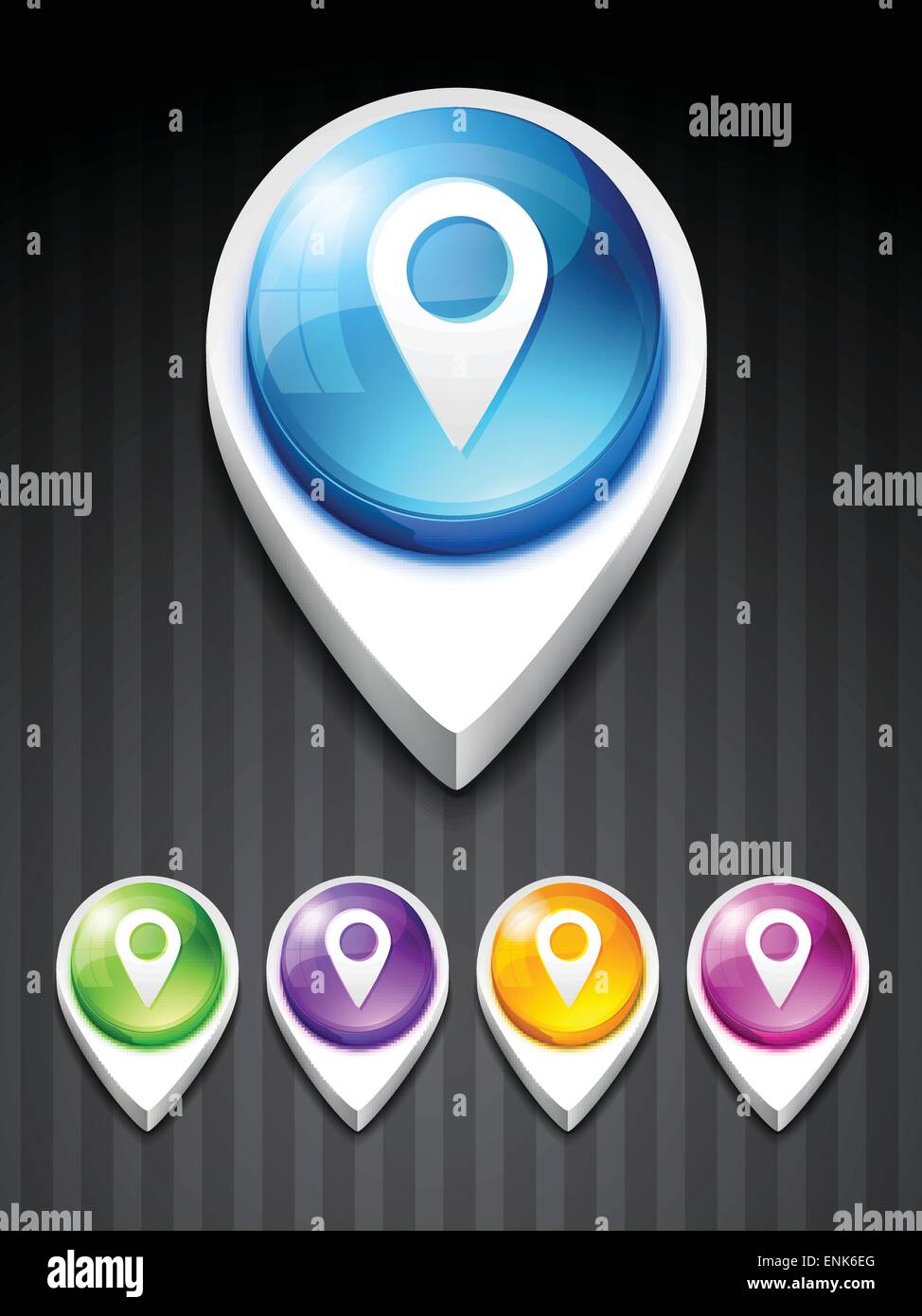 vector map pointer icon design art Stock Vector Image & Art - Alamy
