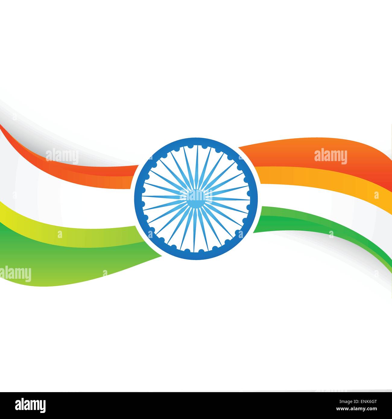 vector wave style indian flag design Stock Vector Image & Art Alamy