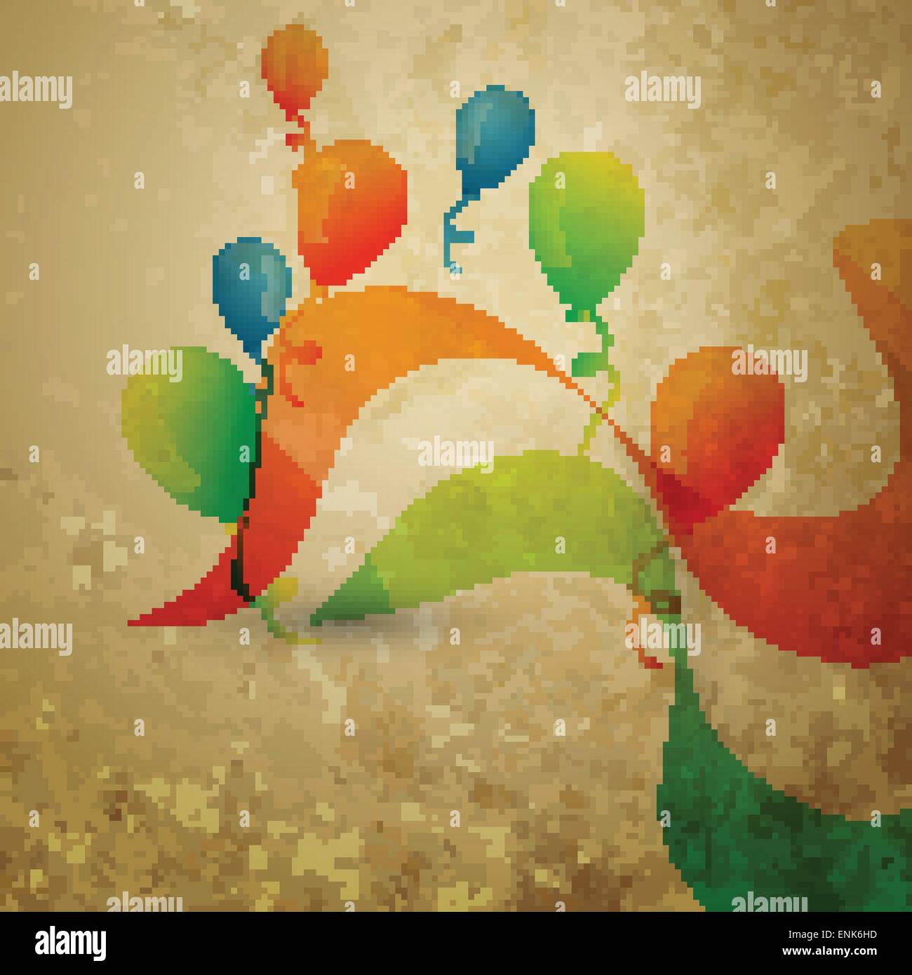 old style vector indian flag design Stock Vector Image & Art - Alamy