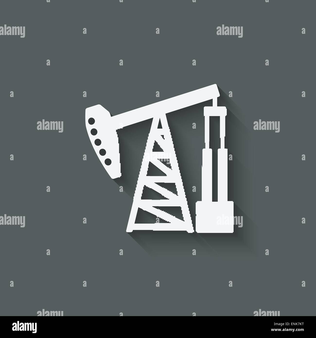 oil pump symbol - vector illustration. eps 10 Stock Vector