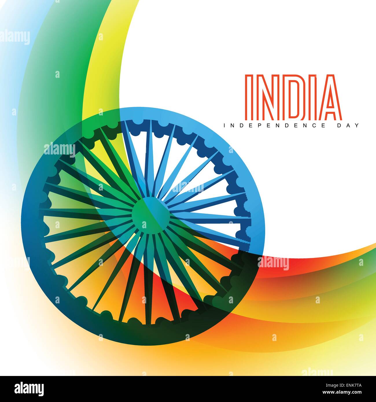 wave style vector indian flag background Stock Vector Image & Art - Alamy