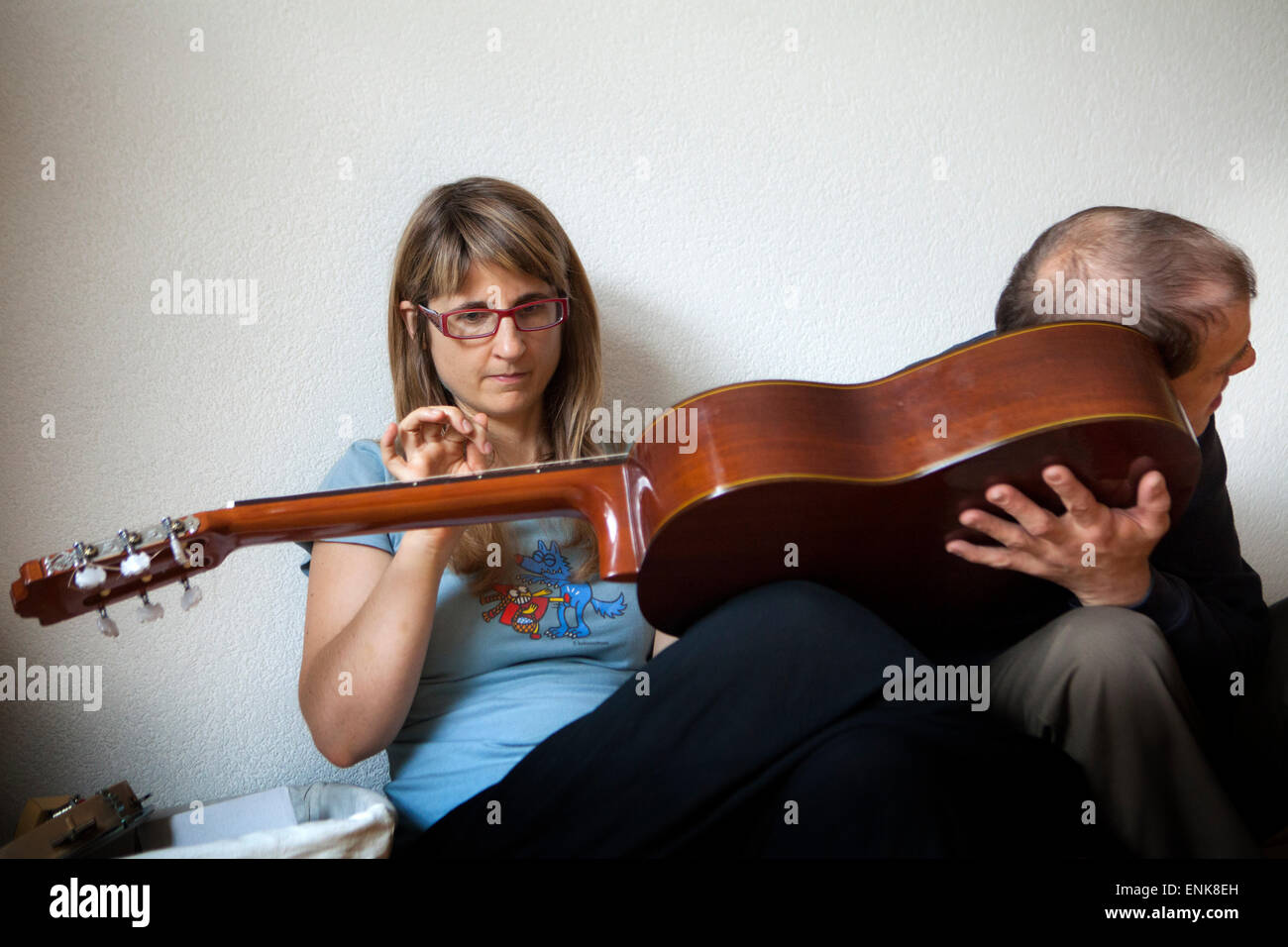 Music therapy Stock Photo