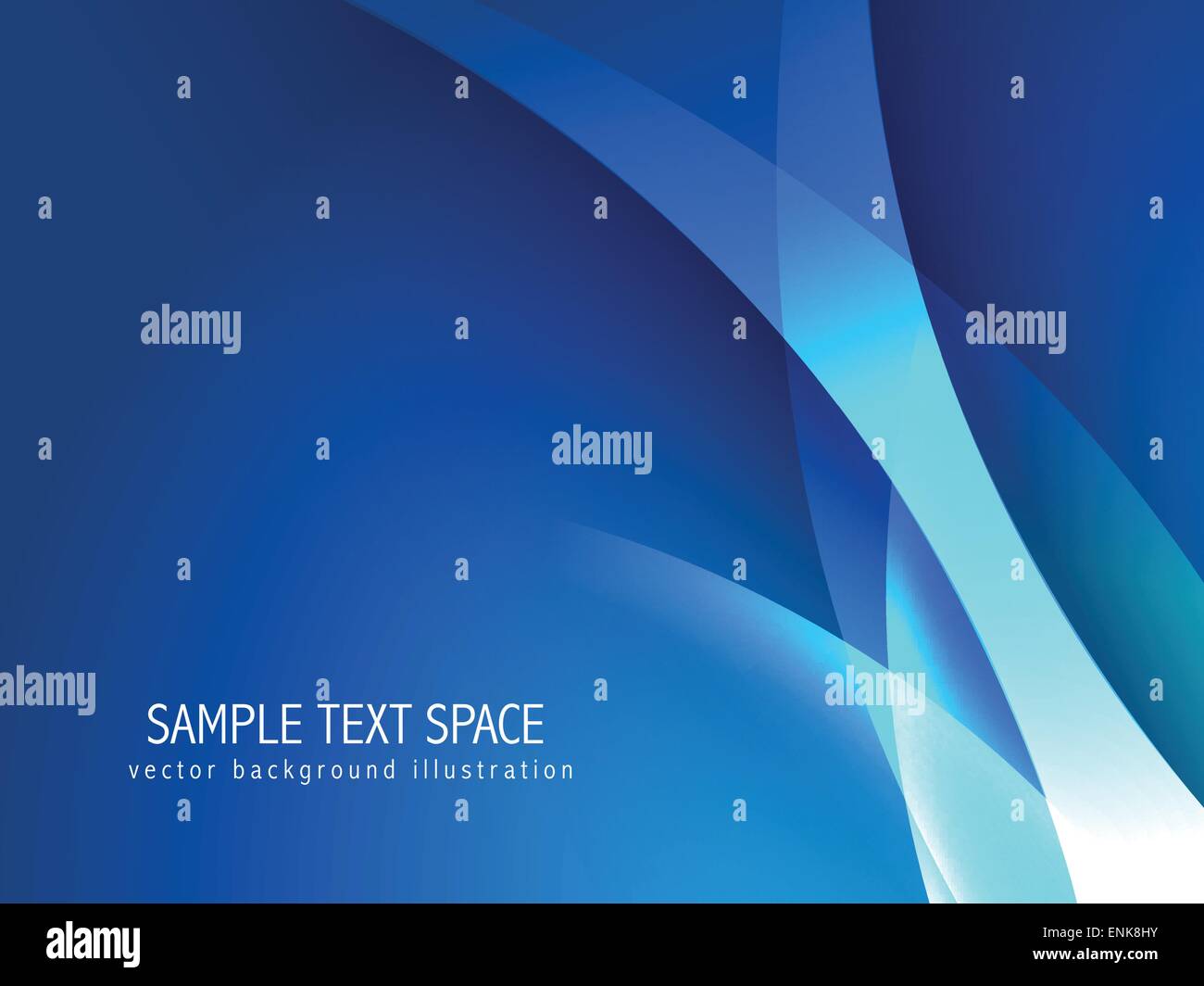 vector blue wave background illustration Stock Vector Image & Art - Alamy
