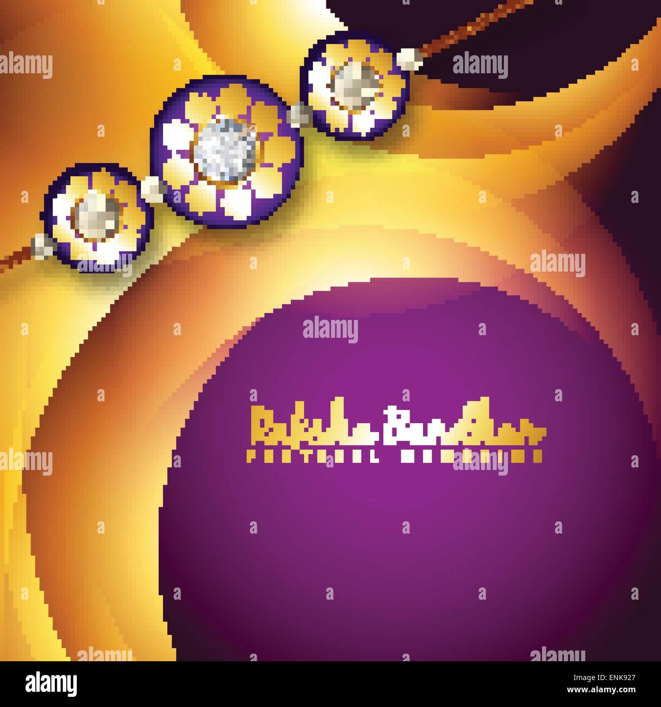 beautiful rakhi background design art Stock Vector Image & Art - Alamy