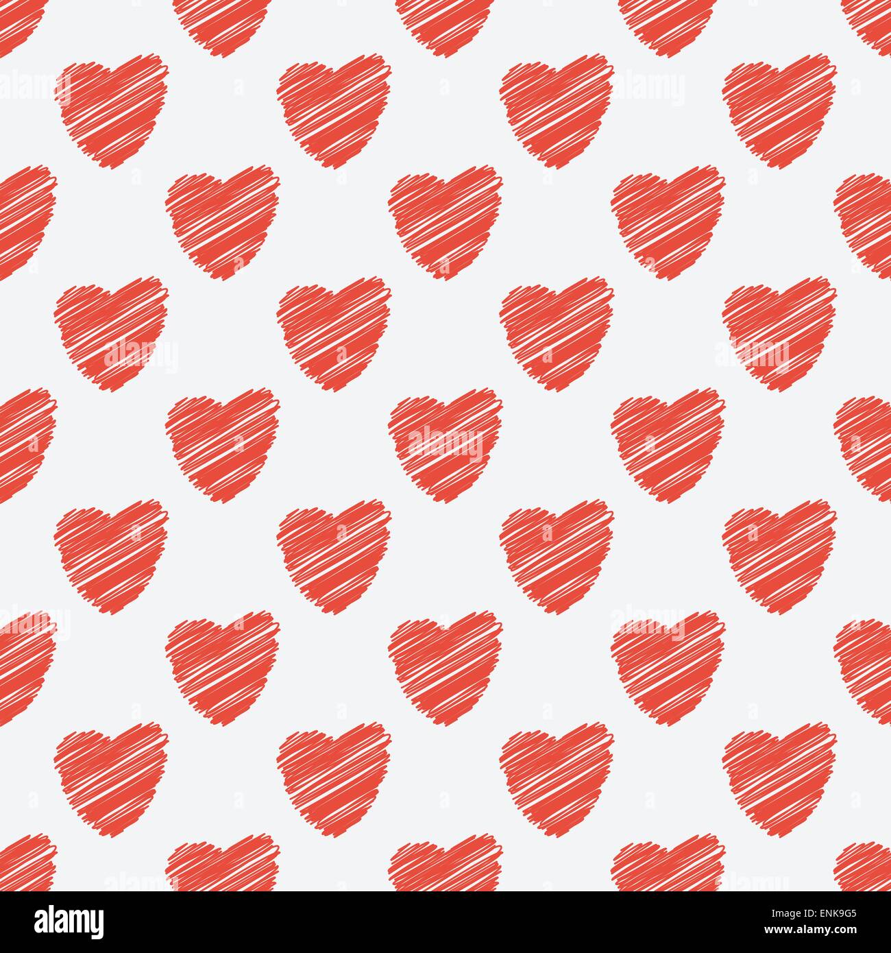 red hearts seamless pattern Stock Vector Image & Art - Alamy