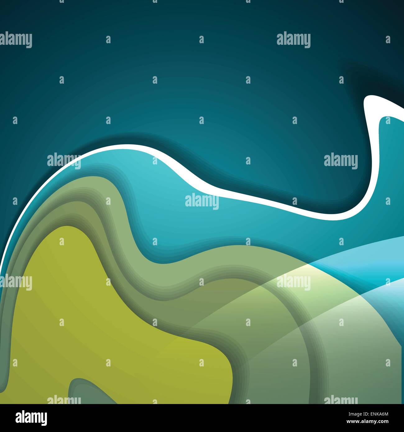 vector illustration of colorful wave background Stock Vector Image ...