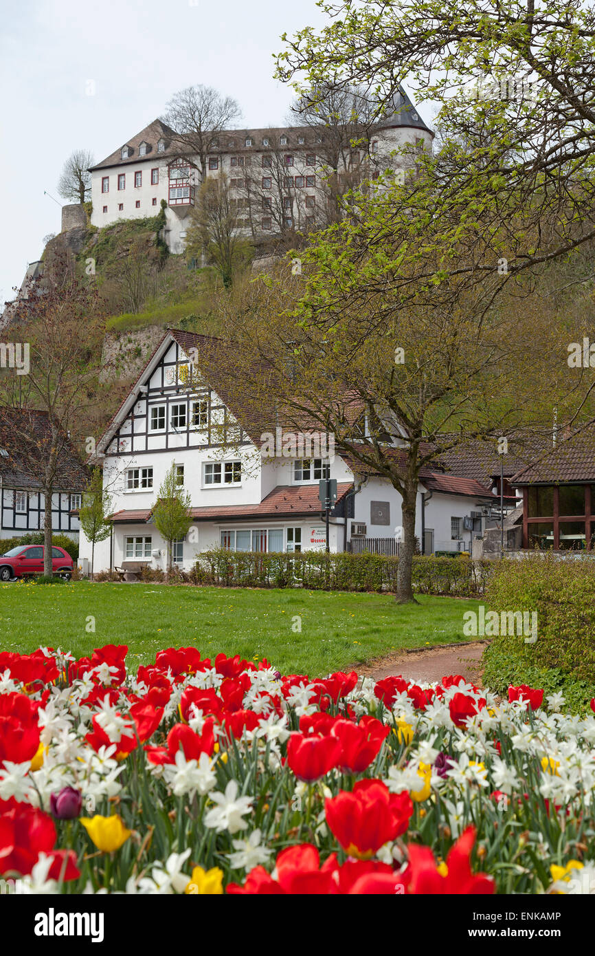 Bilstein Castle, Bilstein, Sauerland, North Rhine-Westfalia, Germany Stock Photo