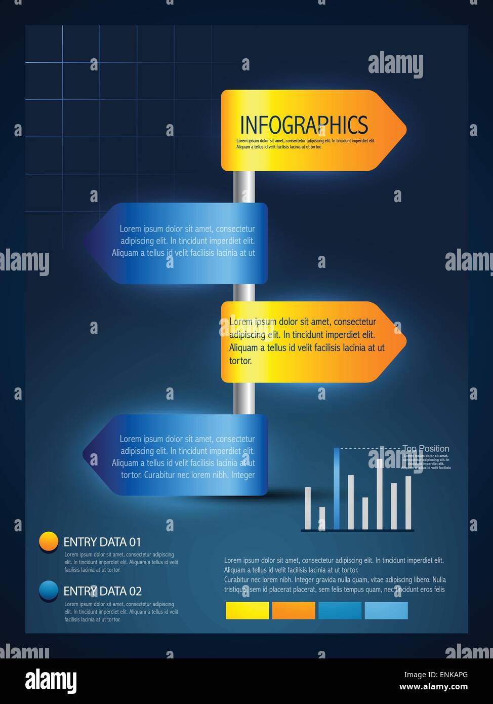 vector infographic template illustration Stock Vector Image & Art - Alamy