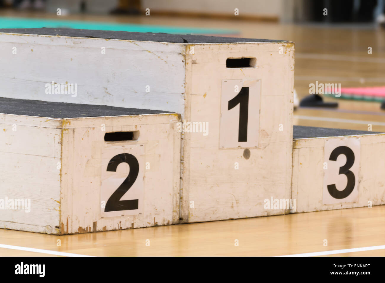 Podium with winner hi-res stock photography and images - Alamy