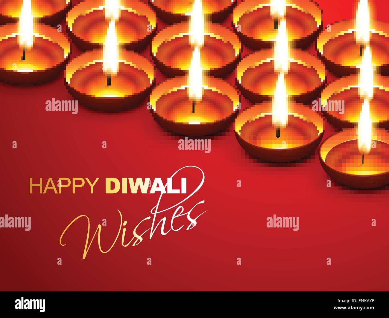 happy diwali wishes greeting design Stock Vector Image & Art - Alamy
