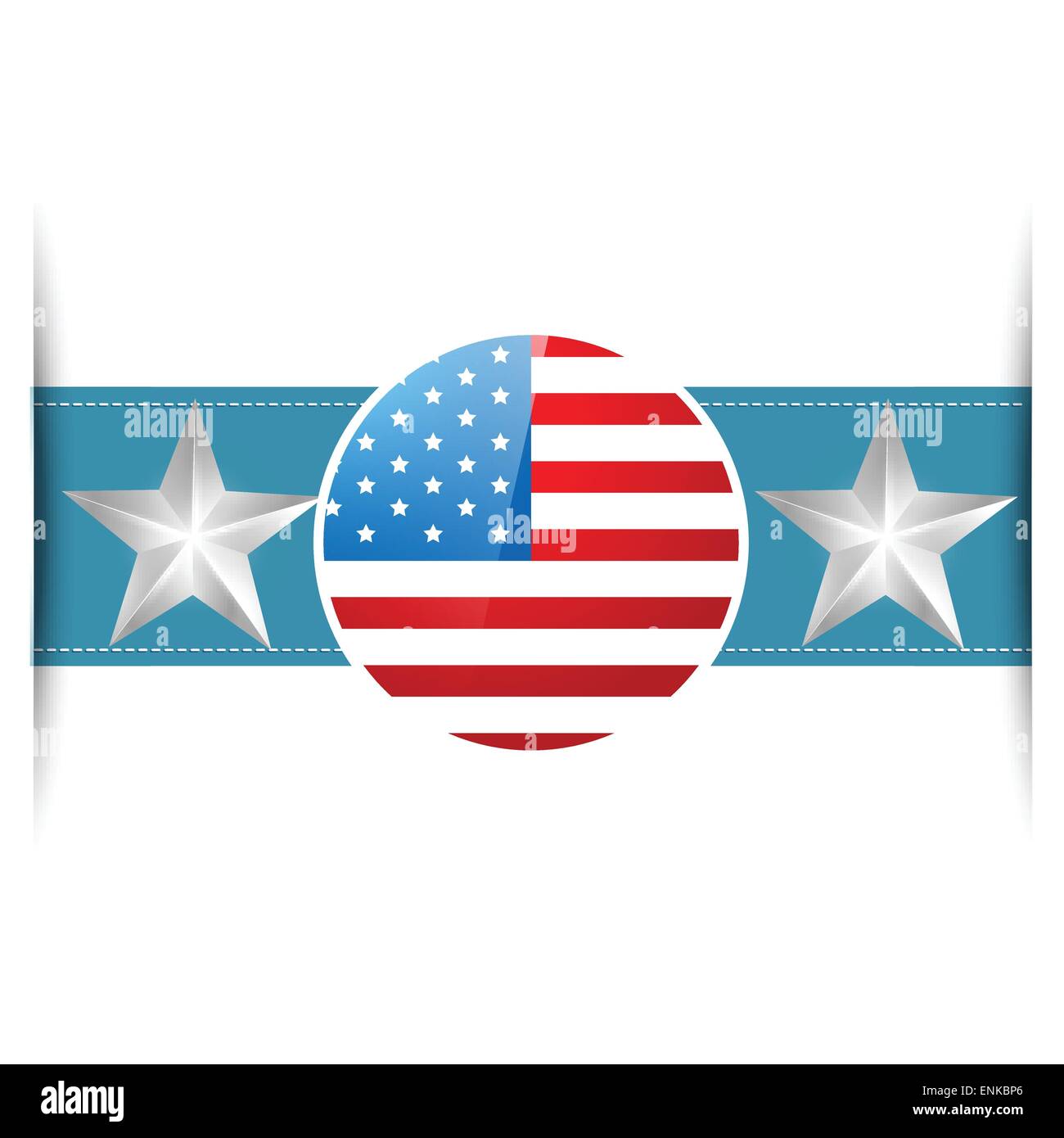 American flag vector Cut Out Stock Images & Pictures - Alamy