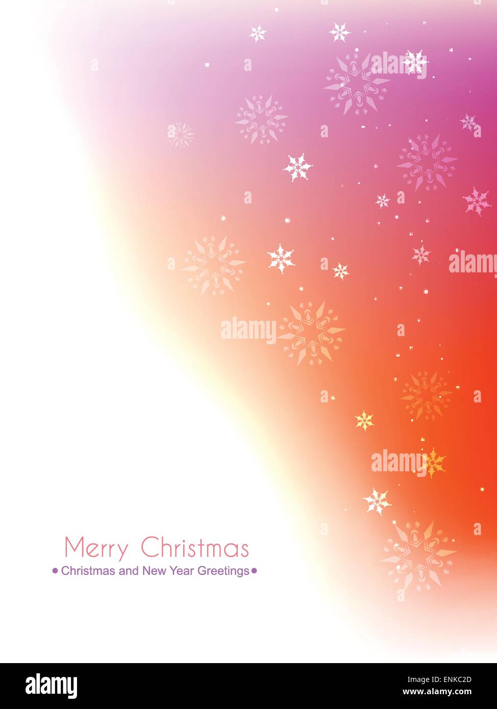 colorful merry christmas card background Stock Vector