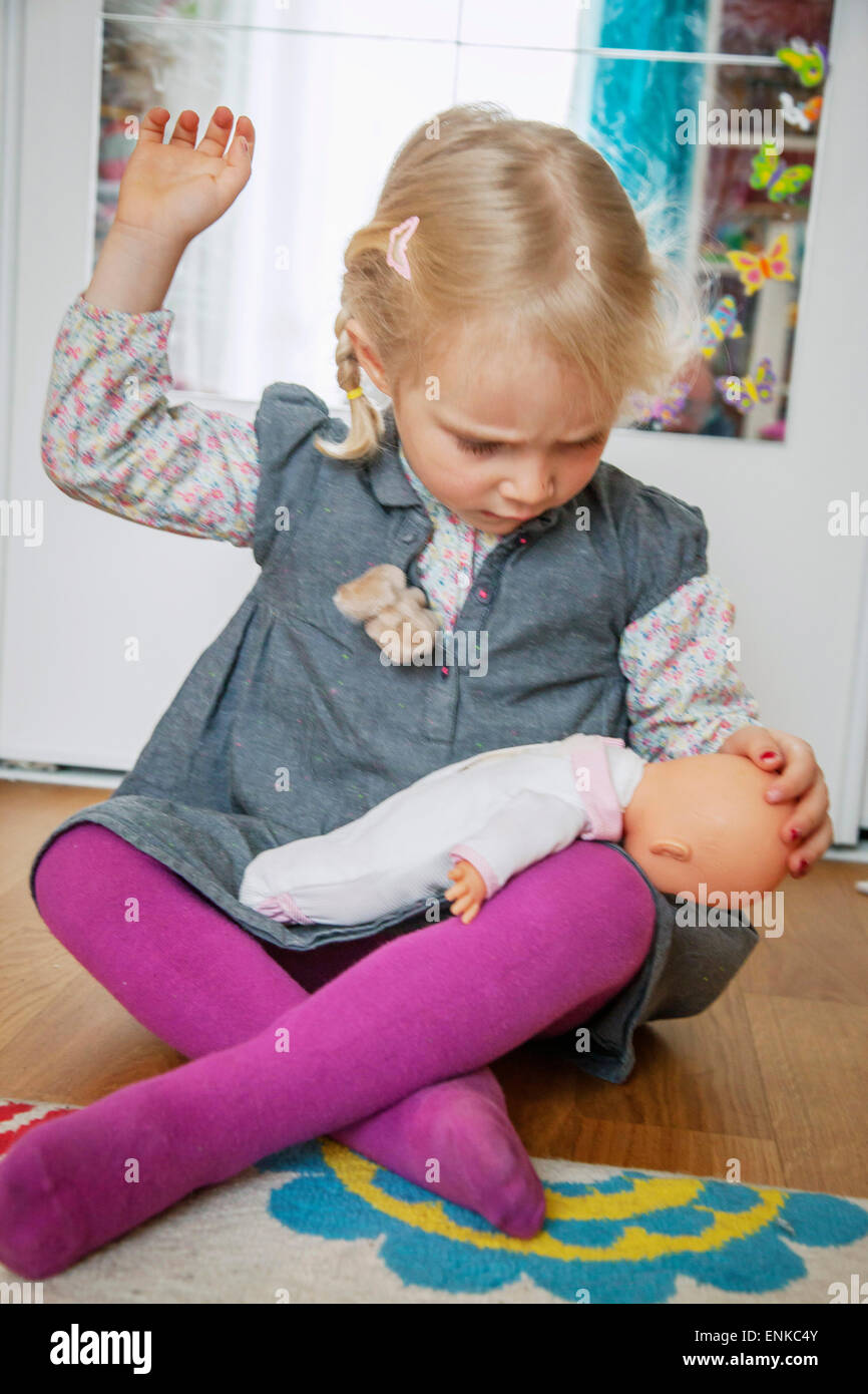little girl spank 