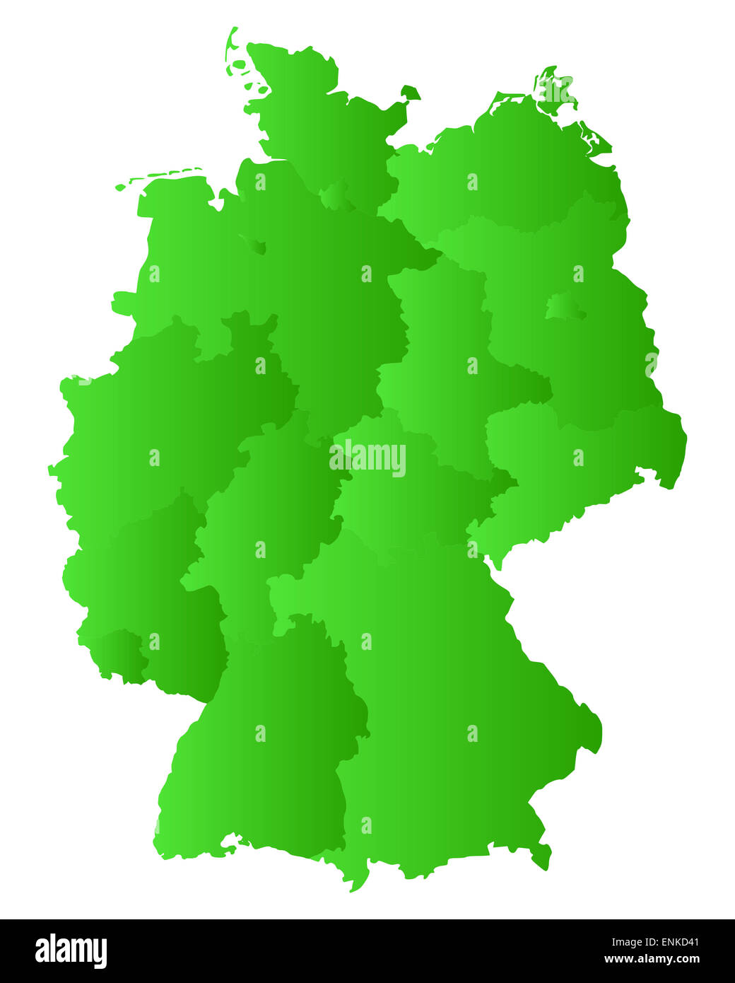 Map of Germany Stock Photo Alamy