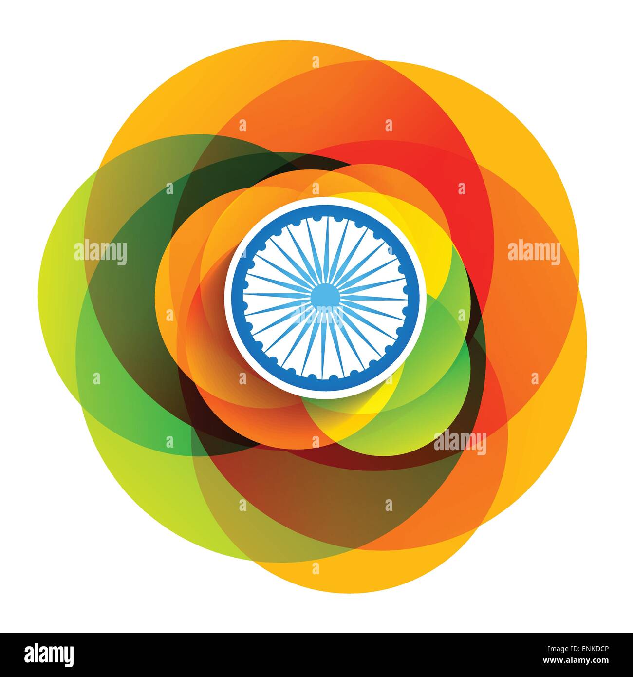 creative vector indian flag wave style background Stock Vector Image ...