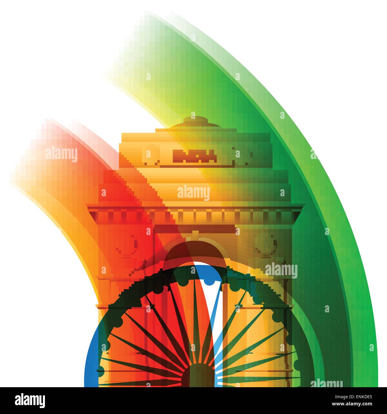 beautiful stylish indian flag background design Stock Vector Image & Art -  Alamy