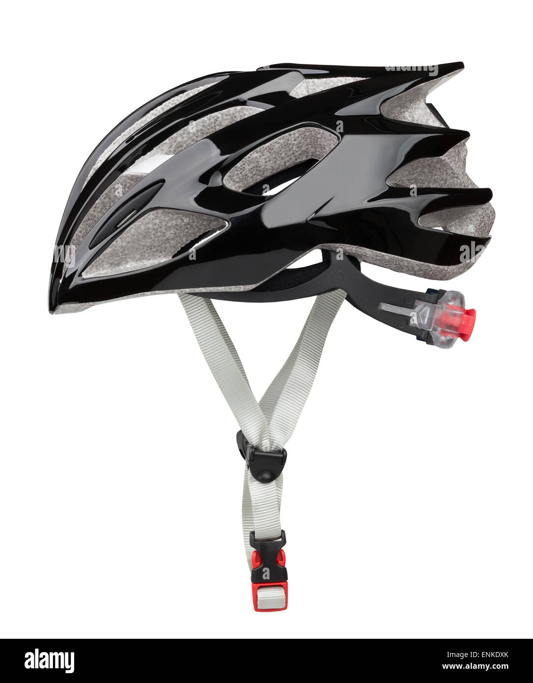 bike helmet isolated Stock Photo