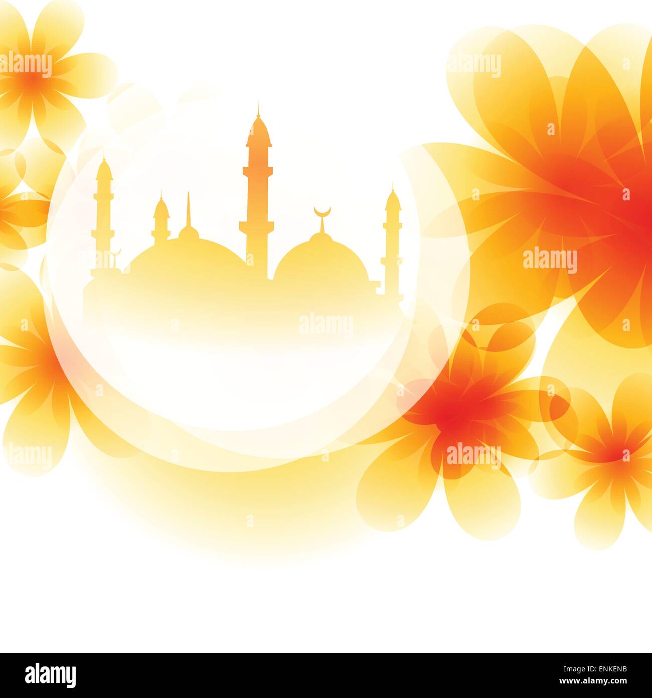 colorful mosque design background illustration Stock Vector Image & Art ...