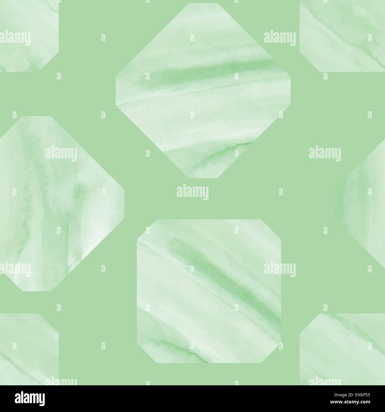 Green watercolor seamless pattern background. Vector illustration Stock ...