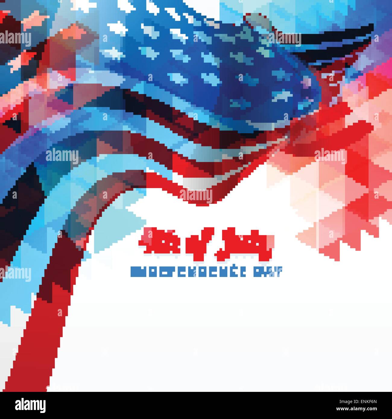 vector abstract style 4th of july background Stock Vector Image & Art ...