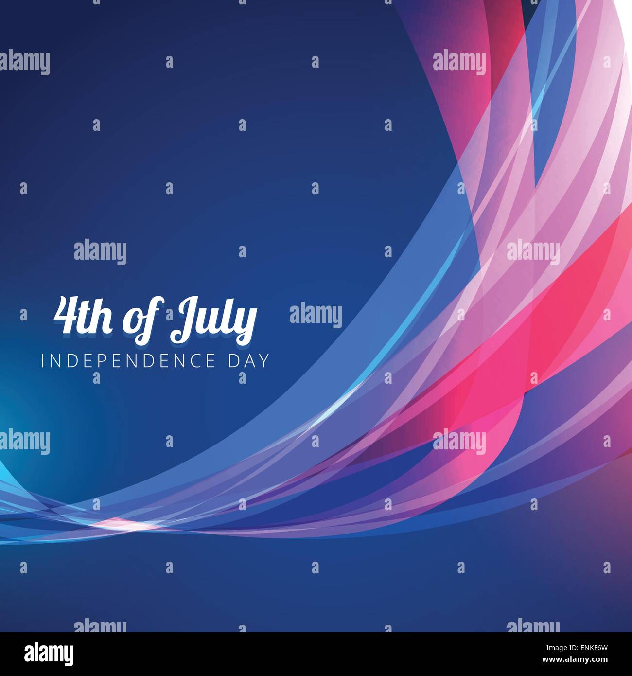 wave style 4th of july background Stock Vector Image & Art - Alamy