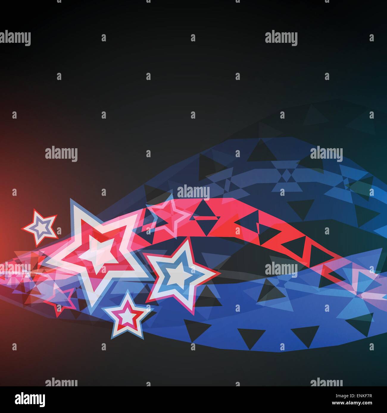 abstract vector 4th of july background Stock Vector Image & Art - Alamy