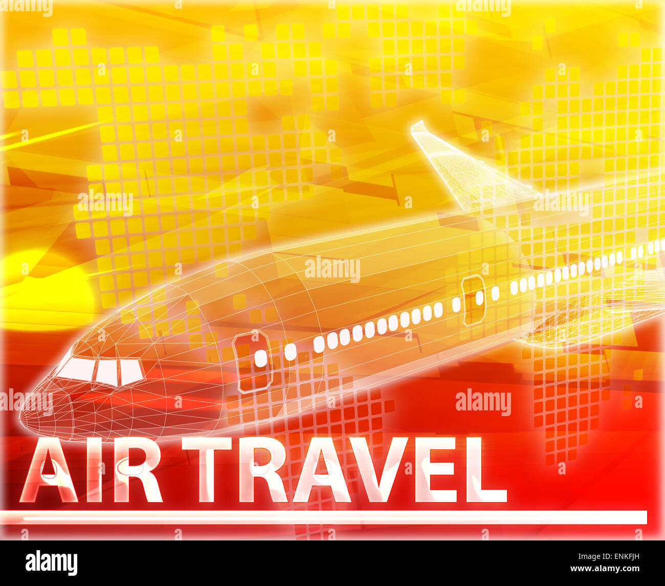 Abstract background digital collage concept illustration air travel Stock Photo