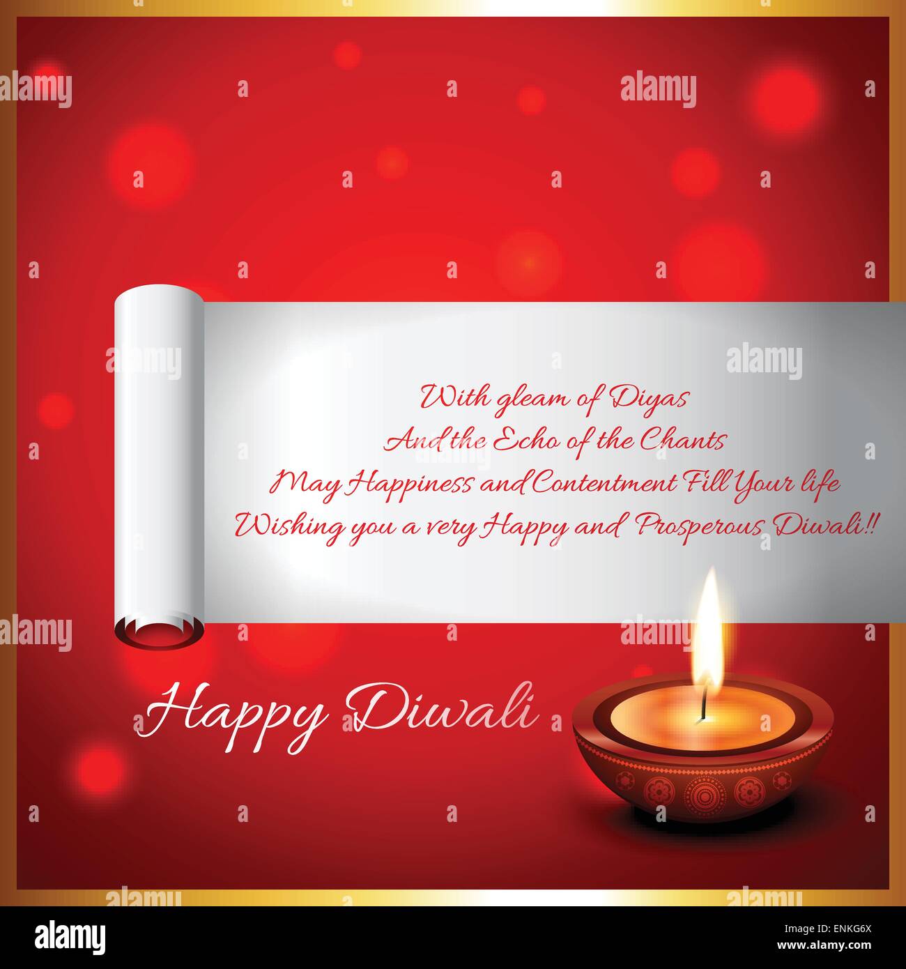 Script Background Diwali Vector diwali diya background with space for your text Stock Vector ...
