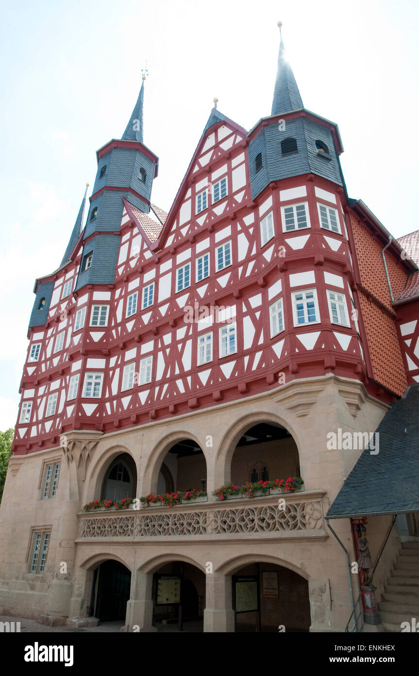 Rathaus, Duderstadt, Niedersachsen, Deutschland |  guidhall, Duderstadt, Lower Saxony, Germany Stock Photo