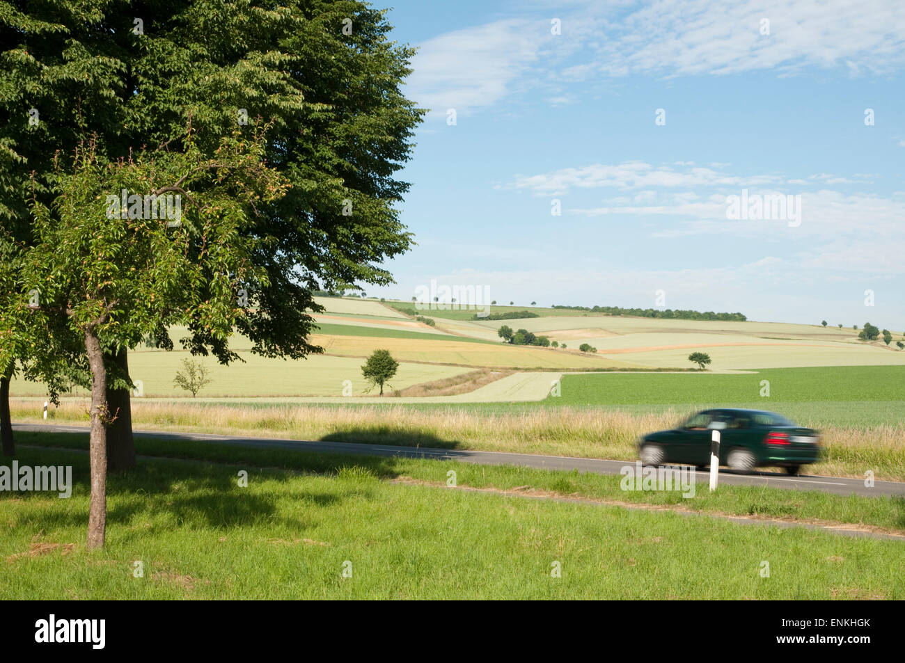 landscape Weserbergland, Lower Saxony, Germany Stock Photo