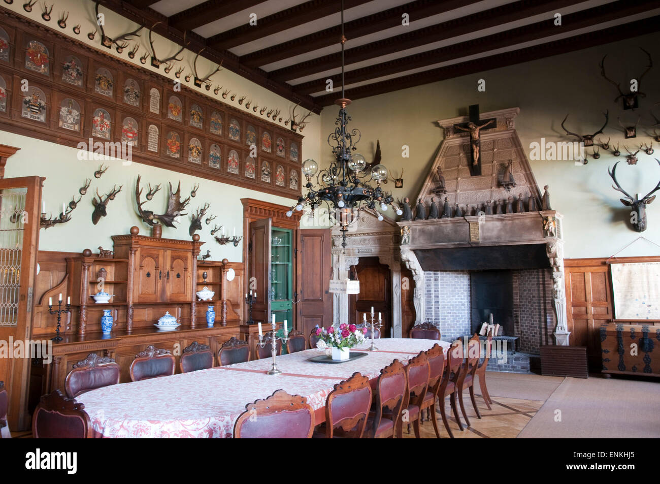 Schloss Haemelschenburg, Weserbergland, Lower Saxony, Germany Stock Photo