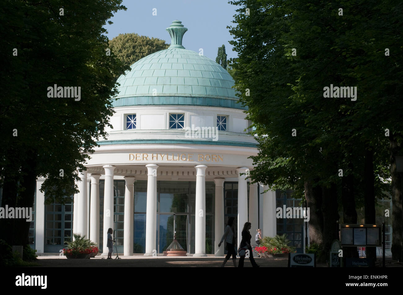 pump room, Bad Pyrmont Spa, Weserbergland, Lower Saxony, Germany Stock Photo
