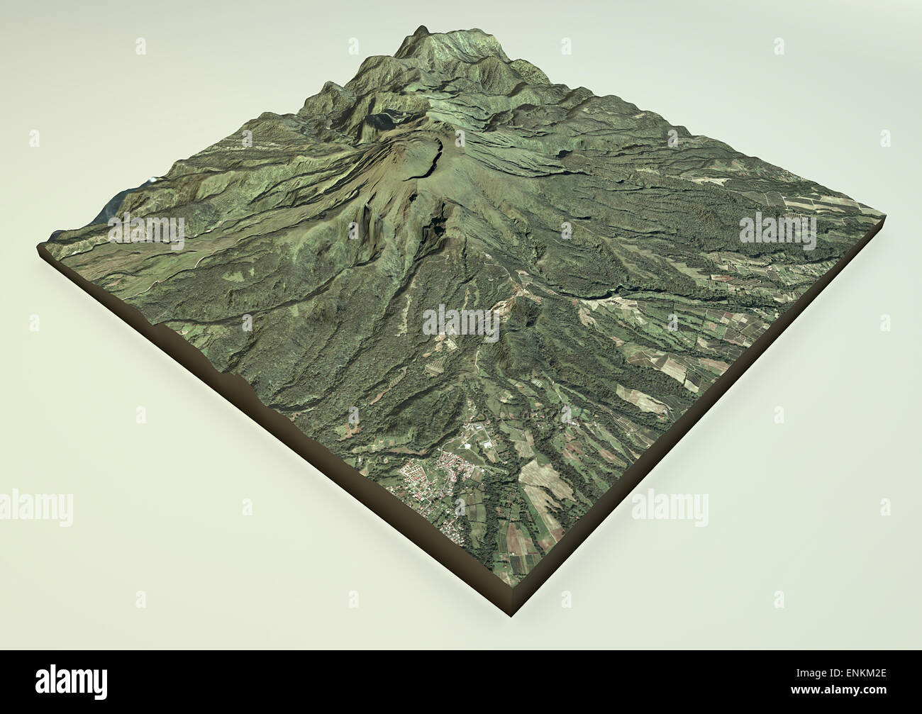 Mount Pelee Map