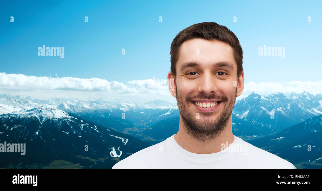 portrait of smiling young handsome man Stock Photo - Alamy