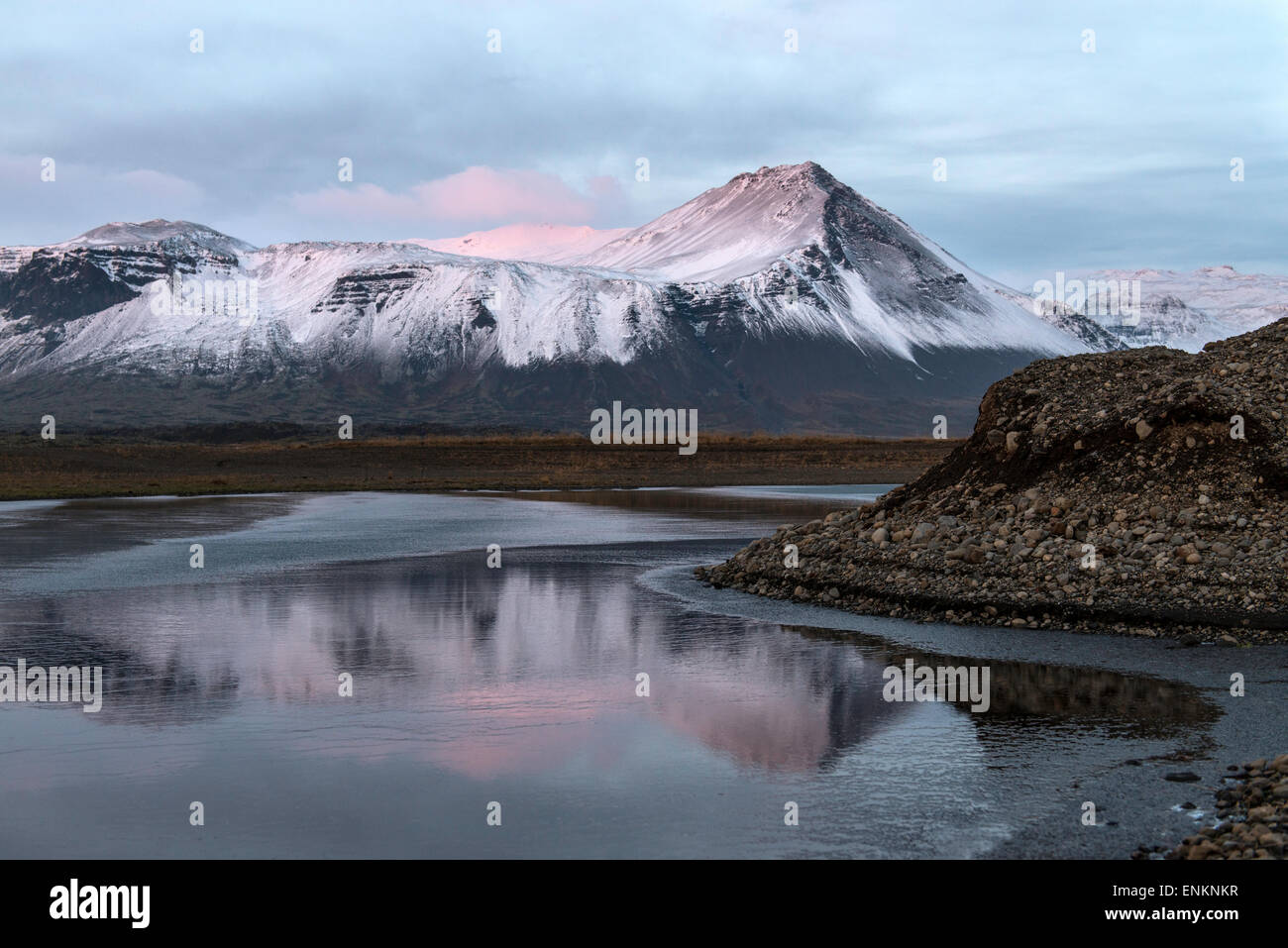 Iceland landscape Stock Photo