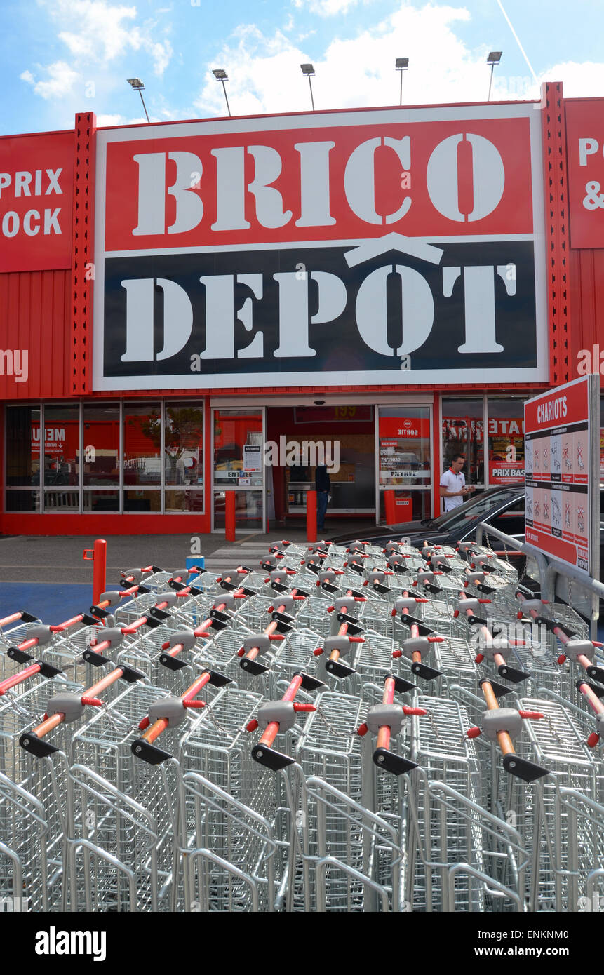 Brico Depot, DIY store, France Stock Photo - Alamy