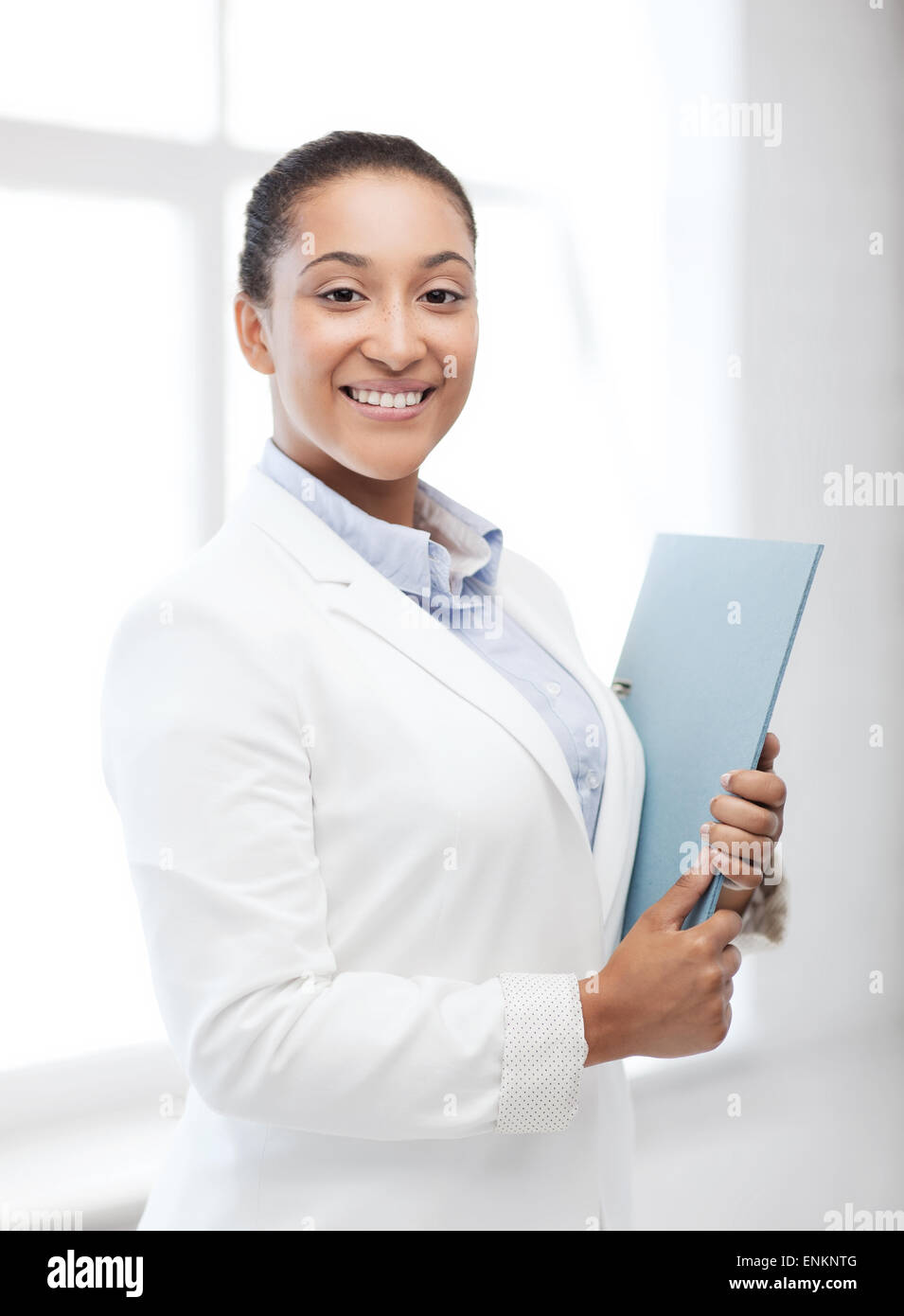 african businesswoman in office Stock Photo - Alamy