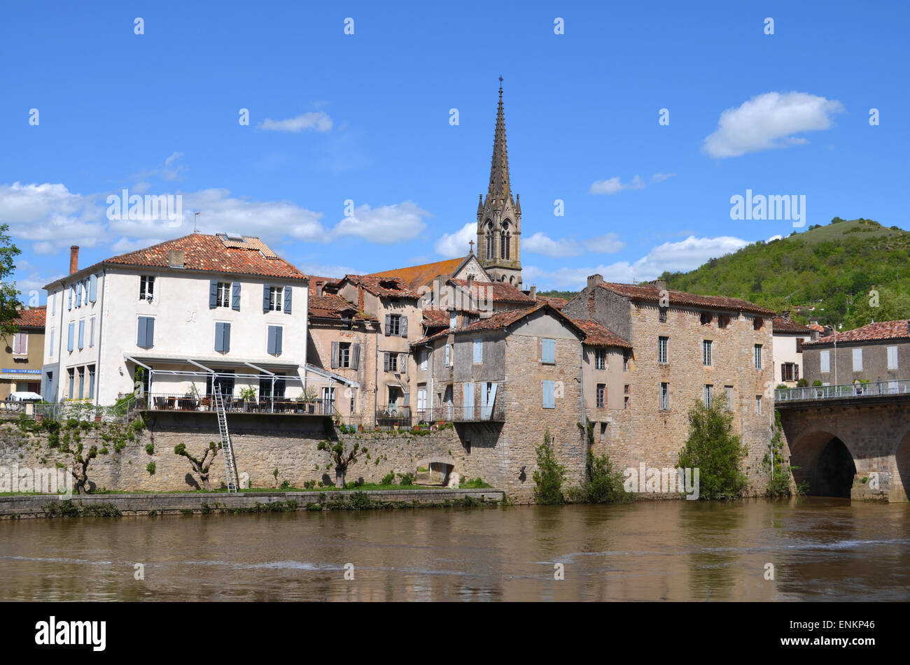 St Antonin de Noble Val, Tarn et Garonne, SW France. The films