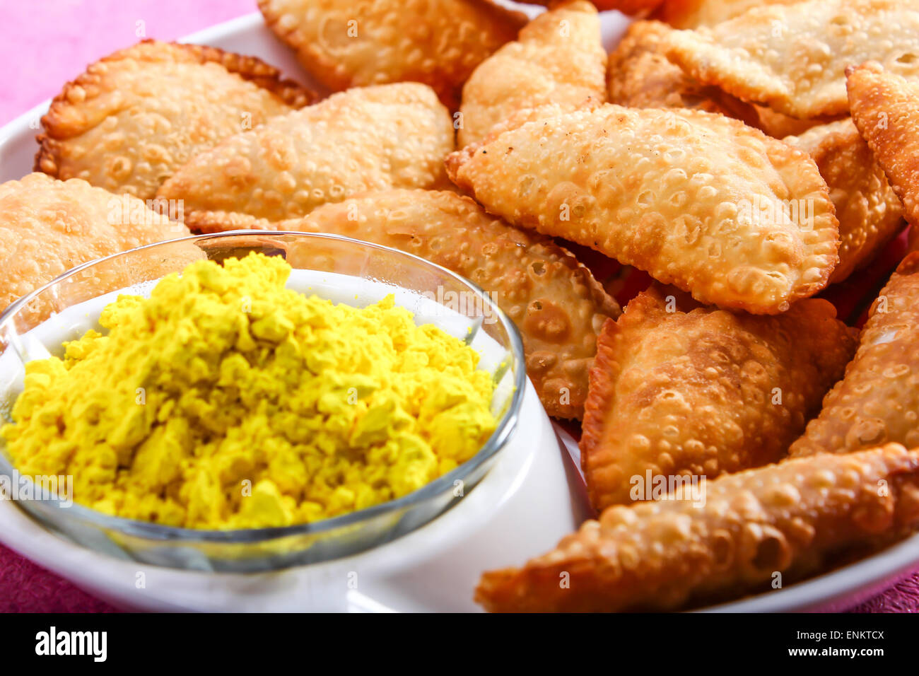 gujia special dish for holi festival in india Stock Photo Alamy